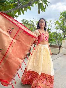 Lujo largo hasta el suelo seda Modal Salwar rico encaje estampado diseño indio proveedor exportador boda Festival fiesta desgaste al por mayor - Product Image 6