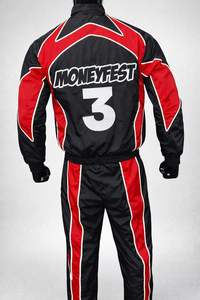 Conjunto Deportivo Unisex Ecológico, Sólido, Sin Costuras, Transpirable, Elástico en Cuatro Direcciones, Informal, para Entrenamiento, con Sudadera con Cremallera Completa y Pantalones Jogger de Manga Larga - Product Image 5