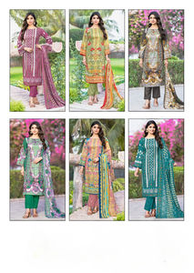 ชุดเดรสสไตล์ปากีสถานพิมพ์ลายแฟนซีสำหรับผู้ใหญ่สำหรับงานปาร์ตี้อินเดียและปากีสถาน - Product Image 6