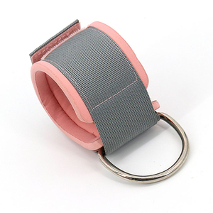 Bracelets de poignet rembourrés en néoprène OEM avec anneau en D, équipement de musculation haute résistance pour les exercices de fitness - Product Image 5