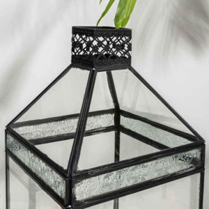 2025 élégant métal pilier bougeoir haut-bas Design concepteur verre pour la décoration intérieure mariages événements pour bougie lanternes bocaux - Product Image 2