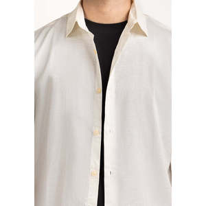 Camisas Casuales para Hombre, Clásicas a Rayas, Tela Popelina, Talla XL/3XL, Cuello Mao, Antiarrugas, Transpirables, Teñidas - Product Image 6