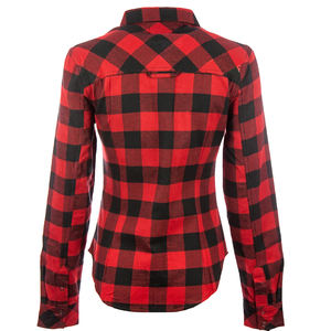 เสื้อเชิ้ตผู้ชายผ้าตาข่ายผสมผ้าฟลานเนล ระบายอากาศ แห้งเร็ว สไตล์ไบค์เกอร์ ติดกระดุมและซิปด้านหน้า มีกระเป๋าหน้าอก ป้องกันการกระแทก เหมาะสำหรับฤดูร้อน - Product Image 2