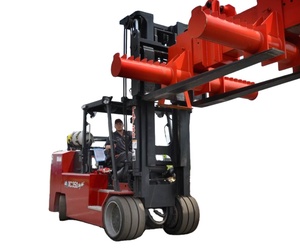 Offre exclusive aux enchères pour chariots élévateurs à pneus coussinés XC350L 2017, capacité de maintien de 35 000 LBS - Product Image 1