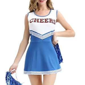Manufacturer Custom Team Cheerleading Costume with Skirt and Top for School and Professional Teams Custom Cheerleading Uniforms - Product Image 2