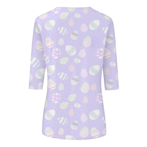 เสื้อยืดผู้หญิงเสื้อยืดพิมพ์ลายเสื้อยืดใส่สบายฤดูร้อน - Product Image 3