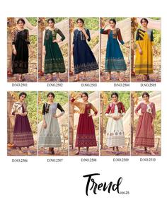 พรีเมี่ยม Reyon จีบชุดราตรีคู่กับเสื้อแจ็คเก็ตพิมพ์ลายบล็อกงานฝีมือที่สวยงามด้วยชุดยาวโดยพระราชส่งออก - Product Image 6