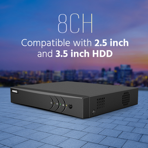 Annke ai NVR di động <span class=keywords><strong>DVR</strong></span> <span class=keywords><strong>8</strong></span> kênh mạng video ghi tương thích với 2.5 inch và 3.5 inch HDD ghi video giám sát - Product Image 3