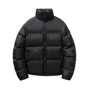 Veste matelassée d'hiver pour homme, personnalisée en gros, résistante à l'eau, chaude, à capuche, veste gonflée en duvet, livraison DDP - Product Image 6