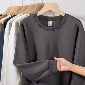 Sweat-shirt d'hiver robuste à col rond pour hommes, à manches longues, coupe ample, à motif numérique, divers polyester et coton - Product Image 2