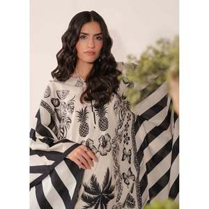 Premium Silk Fashion Scarf Set with Unique Prints SL00249 2650/ Per Piece - Product Image 2