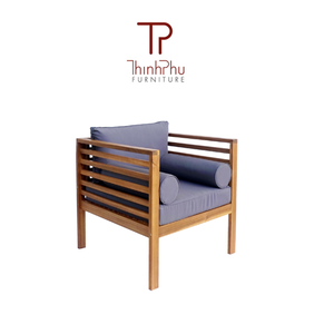 Conjunto de muebles de exterior de estilo europeo moderno personalizado sofá de jardín de madera para sala de estar - Product Image 4