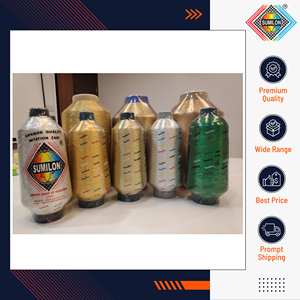 Compre hilo de poliéster metálico tipo MX anti-UV de alta resistencia de calidad superior con opción de personalización gráfica disponible - Product Image 3