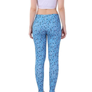 Nouveau legging pour femmes avec fermeture élastique à la taille, pantalon à motif solide de meilleure conception, legging des fesses froissé de style dernier cri - Product Image 3