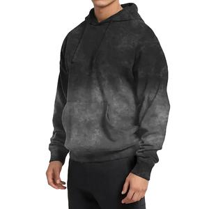 Sweat à capuche pour homme, style streetwear, délavé à l'acide, nouvelle collection, prix de gros, service OEM, sweat à capuche délavé à l'acide pour homme, 2026 - Product Image 2