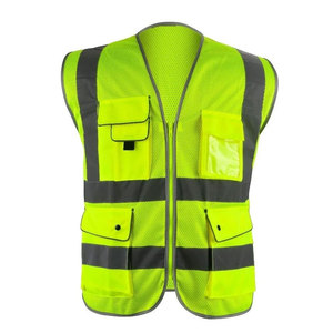 Manufacturing Custom Made Breathable Material Men Workwear Safety <b>Vest</b> Factory Price <b>Slim</b> Fit Men Workwear Safety <b>Vest</b> - Product Image 1
