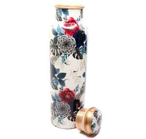 Hot Selling Heart Enamel Printed Copper Drinking Water <b>Bottle</b> Wholesale Product - Product Image 3