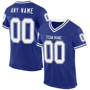 Maillot de football américain personnalisable pour adulte Tornado Trading, manches courtes, 100 % polyester, protection UV, évacuation de l'humidité, respirant - Product Image 1