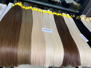 สั่งซื้อจำนวนมาก ผมแท้เวียดนาม 100% แบบต่อผม  ดอนเนอร์เดียว  ดับเบิ้ลดรอว์น  ทุกสี  ผมเวอร์จิ้น 100% - Product Image 4