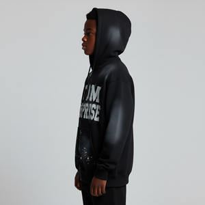 Fabricant de vêtements en gros, sweat-shirt pour enfant, coton lourd, logo personnalisé, sweat-shirt à capuche, impression sur écran, sweat-shirt pour enfants - Product Image 5