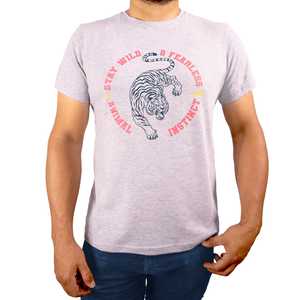 T-Shirt da Uomo in Jersey Stampato con Motivo 3D in Cotone Compresso/Fibra di Bambù Disponibile in Pesi 200g 220g 240g 280g 300g - Product Image 5