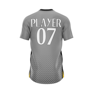 Maillots de sport pour hommes adultes, personnalisés avec le nom de l'équipe et les numéros, imprimés par sublimation, 100% polyester, respirants, légers et extensibles, vente en gros - Product Image 5