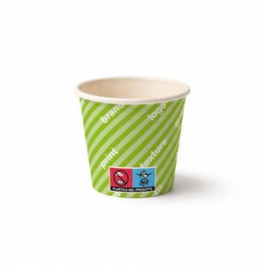 แก้วกระดาษ 080 ซีซี - แบบเต็มก้น พิมพ์ลายได้ตามต้องการ - Product Image 1