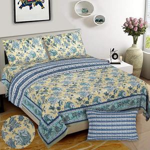 Draps de lit 100% coton sur mesure de différentes tailles en drap de lit conçu par fleur de soleil en 2 couleurs pour les magasins d'ameublement - Product Image 5