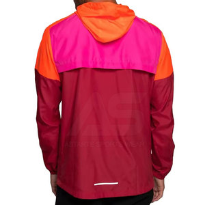 Veste coupe-vent sur mesure, veste coupe-vent de couleur unie, veste coupe-vent streetwear, veste d'hiver - Product Image 2