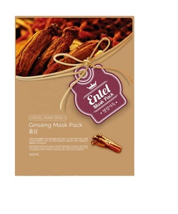 ENTEL(GINSENG)_ fabriqué en corée, soins de la peau à domicile, masque pour le corps, cosmétique, beauté du visage, feuille de Mascarillasl, coréen - Product Image 1