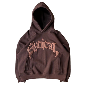 Sudadera con Capucha Extra Grande Personalizada para Hombre, 100% Algodón, Impresión 3D en Relieve, Tela Personalizada de Felpa, Sudaderas Modernas a Precio Económico - Product Image 4