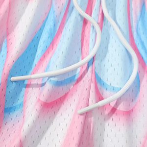 Summer Running <b>Shorts</b> <b>Men</b> Casual <b>Jogging</b> Sport <b>Short</b> Pants Wave Pattern Solid Color Drawstring Loose Dry Gym Sports <b>Shorts</b> - Product Image 4