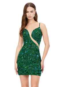 Mini robe moulante courte pour femmes de luxe sexy et personnalisée pour les soirées et les sorties Mode soirée élégante - Product Image 5