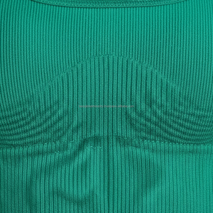 Conjunto Deportivo de 5 Piezas para Mujer, Sin Costuras, Acanalado, con Logotipo Personalizado, Ropa Deportiva de Yoga con un Solo Hombro Descubierto, Venta al Por Mayor - Product Image 2