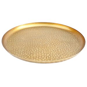 จานโลหะสำหรับวางโต๊ะในงานแต่งงานจานกลมแบบสั่งทำสำหรับวางบนโต๊ะ - Product Image 2