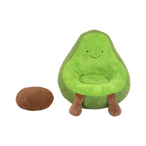 Canapé en mousse pour enfants en forme d'avocat mignon, siège rembourré doux pour tout-petits pour salle de jeux intérieure - Product Image 2