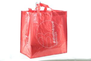 Sac fourre-tout réutilisable en PP tissé laminé BOPP avec impression en héliogravure, taille et logo personnalisés, fournisseur direct d'usine du Vietnam - Product Image 2