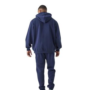 Conjunto de Chándal de Forro Polar con Capucha para Hombre, Ajuste Regular, 100% Algodón Transpirable, Estampado Personalizado, Venta al por Mayor 2026 - Product Image 3