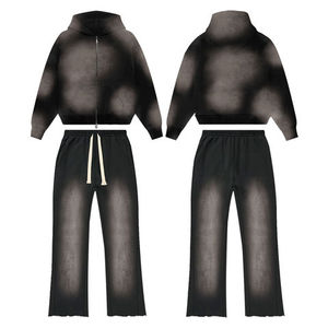 Service OEM, survêtement lourd à fermeture éclair pour hommes, jogging sur mesure pour hommes, survêtement unisexe de haute qualité - Product Image 1