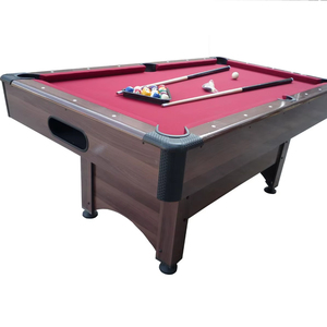 โต๊ะสนุกเกอร์ไม้แท้แบบอเมริกัน ขนาด 8 ฟุต 9 ฟุต มีสีให้เลือก รองรับการปรับแต่งโลโก้ พร้อมผ้าคลุม 3 in 1 แบบทันสมัย - Product Image 1