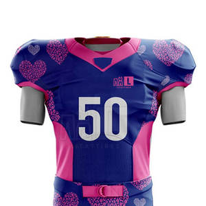 Uniforme de football américain en polyester, vêtements de sport confortables, uniforme de football américain pour hommes - Product Image 4