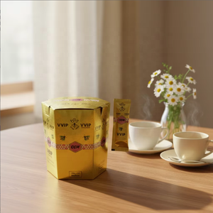 Boîte d'emballage en stock pour fournisseur OEM, boîte d'emballage ronde en carton écologique pour miel Royal Vip - Product Image 1