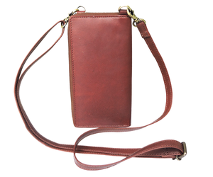 Bolso cruzado de cuero hecho a mano personalizable de calidad premium genuina, bolsillo para teléfono móvil, billetera de calidad premium - Product Image 4