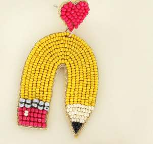 Pendientes de Cuentas Hechos a Mano, Personalizados, para Mujer, Joyería Festiva para Fiestas, al Mejor Precio - Product Image 6