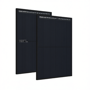 แผงโซลาร์เซลล์ VSUN 450W แบบสองหน้า N-Type HJT ฮาล์ฟเซลล์ บรรจุ 36 แผงต่อพาเลท - Product Image 2