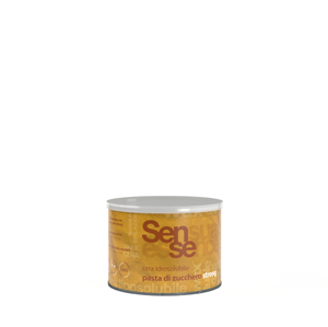 Depilatory Wax Jar SUGAR PAST STRONG - 400ml Water Soluble can waxes cans - Made in Italy - SENSE