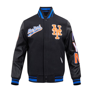 Vente en gros de vestes universitaires de qualité supérieure pour hommes personnalisés Nouvelle saison d'hiver Baseball Letterman Design avec broderie - Product Image 4