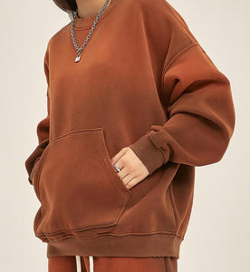 Sweat à capuche Vintage Stone Acid Wash pour hommes de haute qualité Logo personnalisé Meilleure vente pour l'hiver Prix raisonnable Lettre anti-rétrécissement - Product Image 3