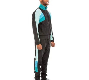 Ensemble de survêtement d'hiver personnalisé pour hommes 2026 en gros – Jogger en nylon et coupe-vent en polyester – Vêtements de sport personnalisables pour hommes - Product Image 3