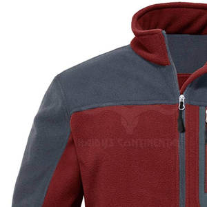 Nouvelle Veste Polaire en Coton Respirante à Séchage Rapide pour Homme, Style Urbain, Service OEM, Couleur Unie, Col Montant, Hiver 2024 - Product Image 6